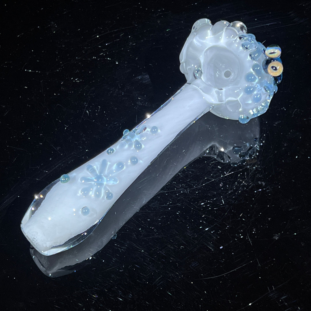 Snowflake Frog Spoon Glass Pipe Beezy Glass