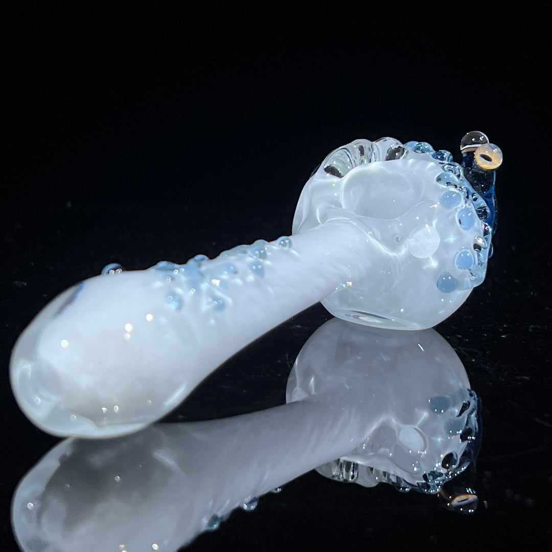 Snowflake Frog Spoon Glass Pipe Beezy Glass