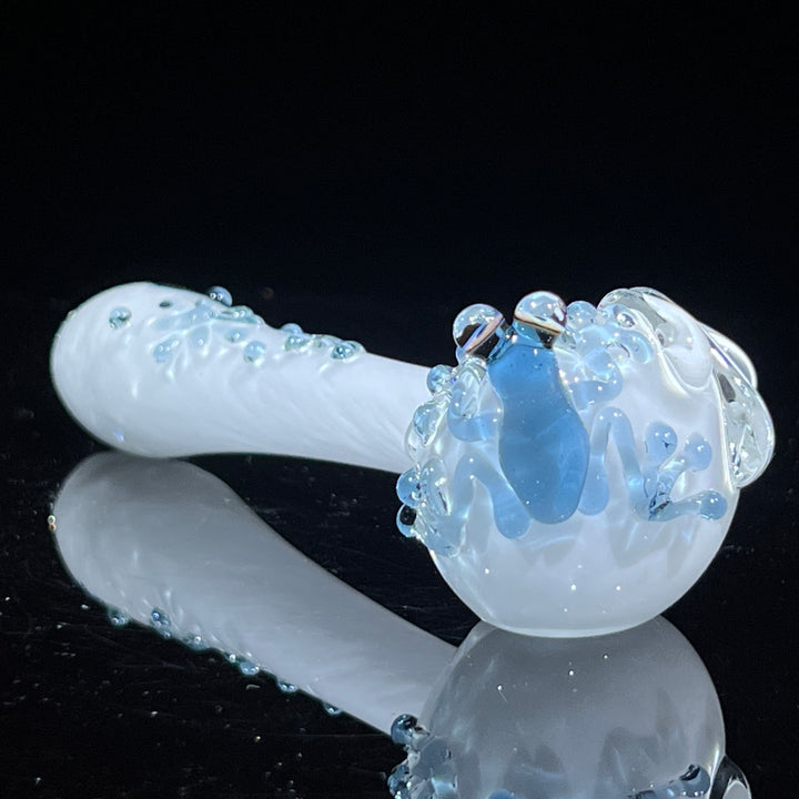 Snowflake Frog Spoon Glass Pipe Beezy Glass