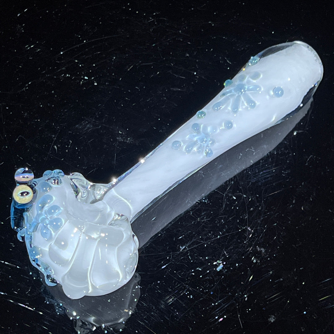 Snowflake Frog Spoon Glass Pipe Beezy Glass