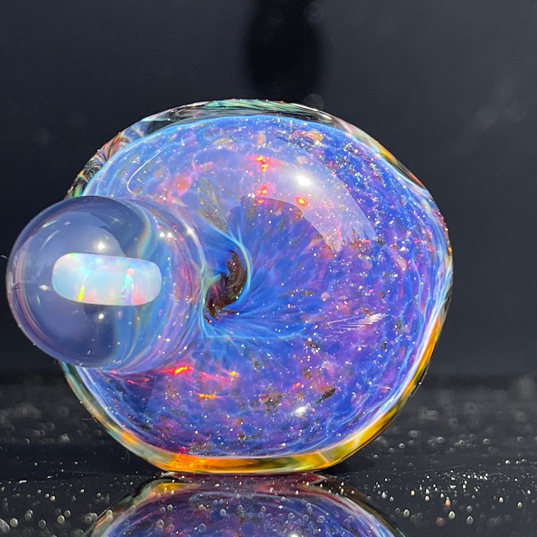 Purple Magic Opal Marble Pipe Glass Pipe Beezy Glass   