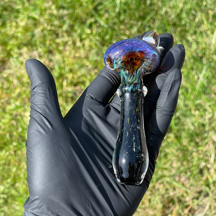 Purple Magic Opal Marble Pipe Glass Pipe Beezy Glass   