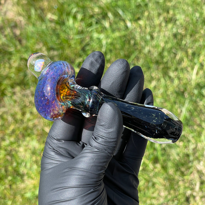 Purple Magic Opal Marble Pipe Glass Pipe Beezy Glass   