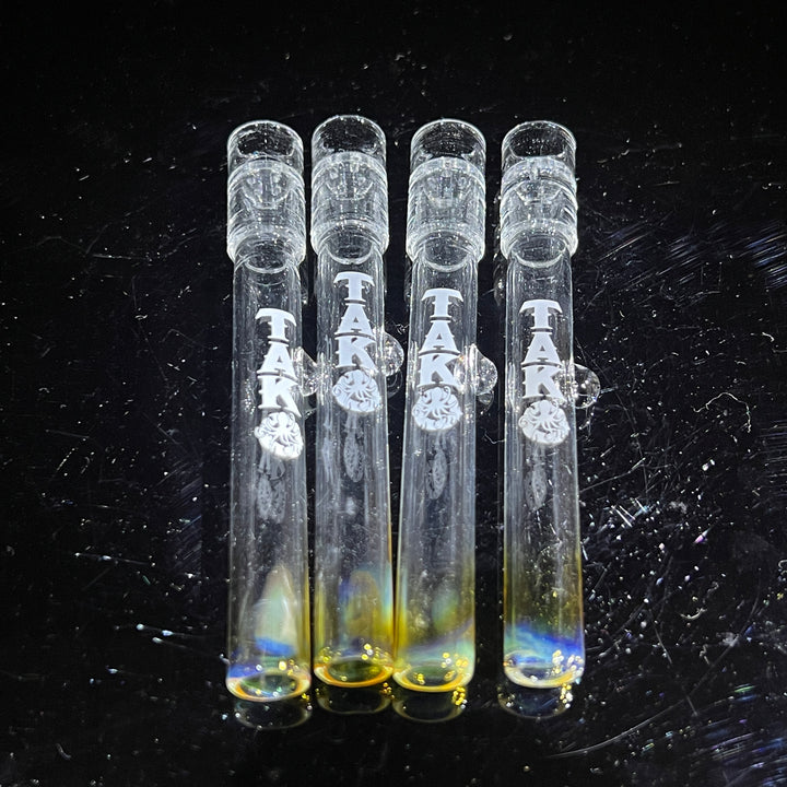 Tako Logo 4 Hole Chillum - Free Shipping Glass Pipe Tako Glass