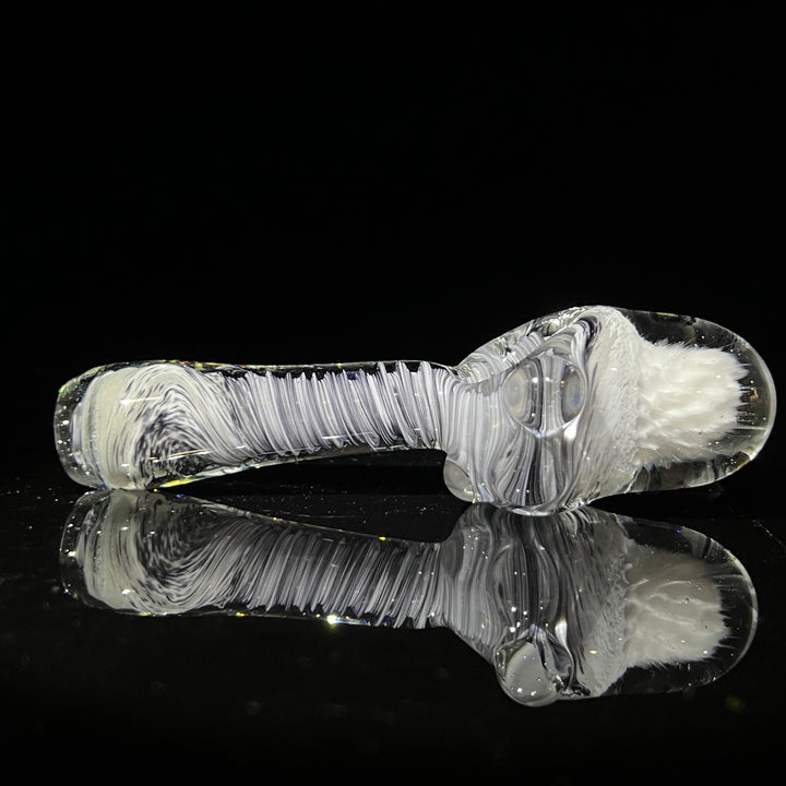 Greyscale Alien Brain Honeycomb 1 Glass Pipe Plug a Nug   