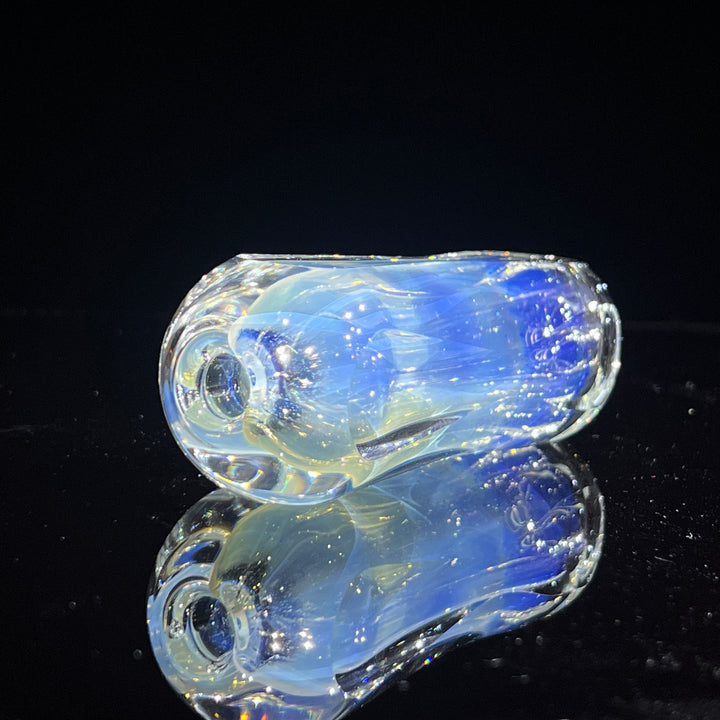 50/50 Faceted Egyptian Glass Chillum Glass Pipe Tako Glass