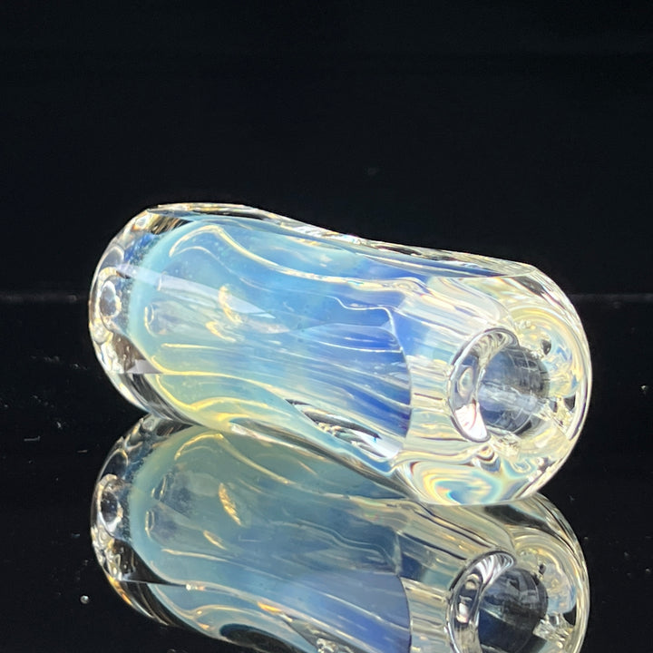 50/50 Faceted Egyptian Glass Chillum Glass Pipe Tako Glass