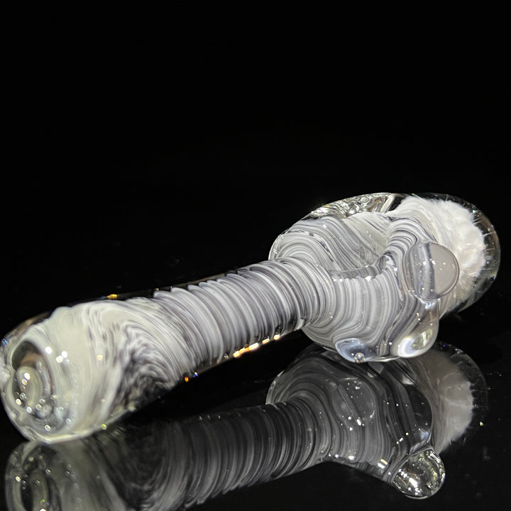 Greyscale Alien Brain Honeycomb 1 Glass Pipe Plug a Nug   