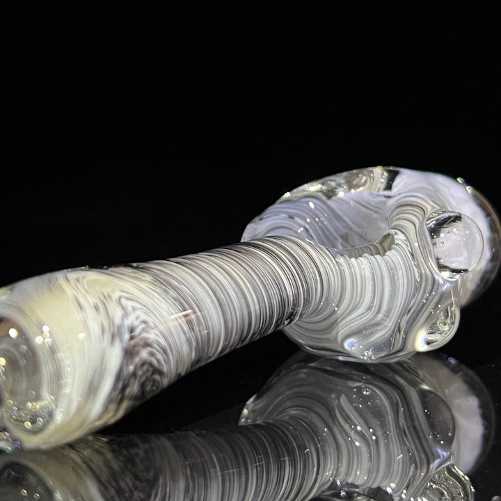 Greyscale Alien Brain Honeycomb 1 Glass Pipe Plug a Nug   