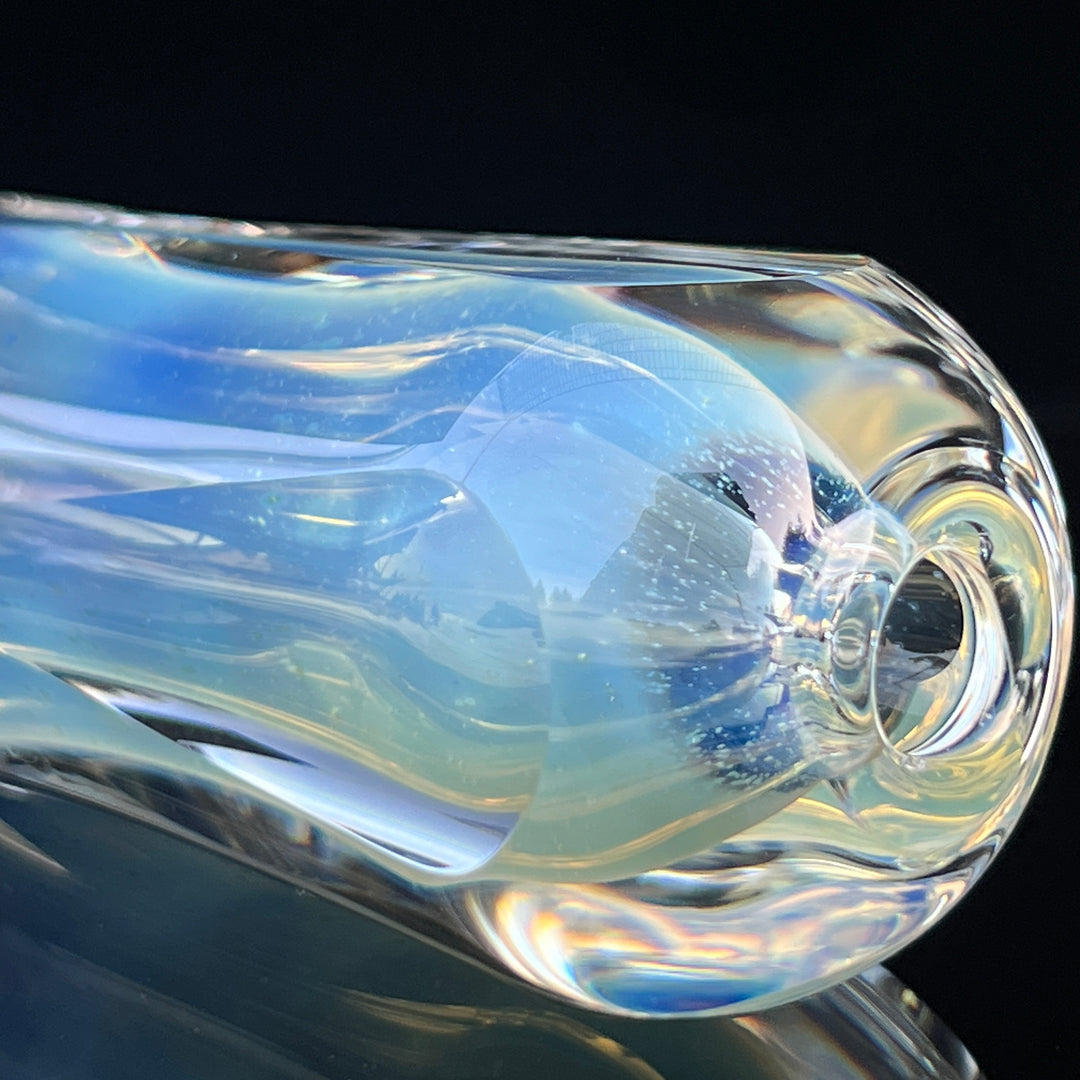 50/50 Faceted Egyptian Glass Chillum Glass Pipe Tako Glass