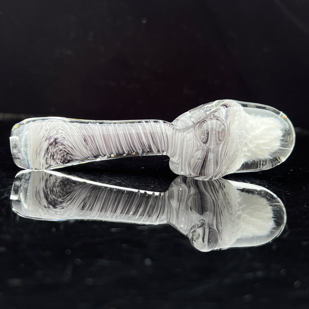 Greyscale Alien Brain Honeycomb 1 Glass Pipe Plug a Nug   