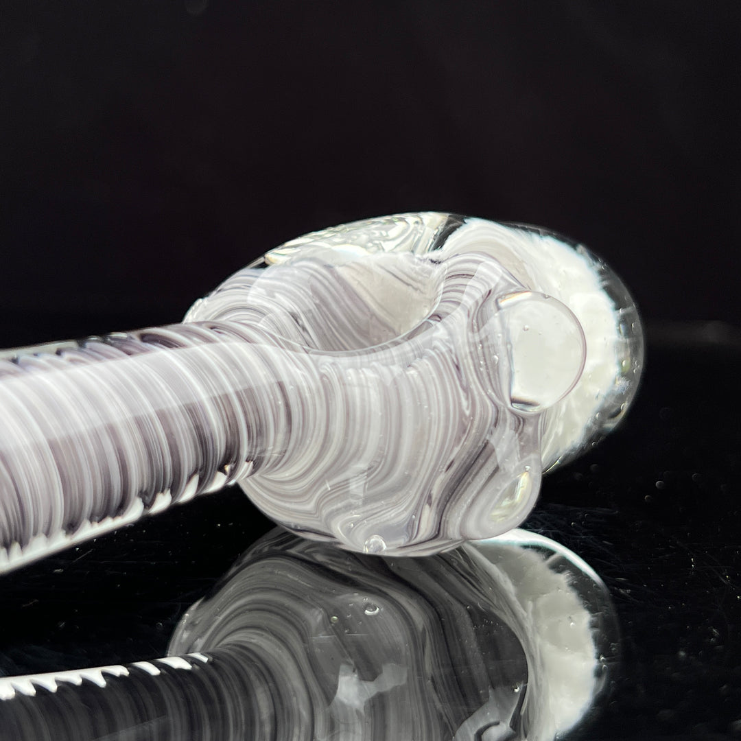 Greyscale Alien Brain Honeycomb 1 Glass Pipe Plug a Nug   