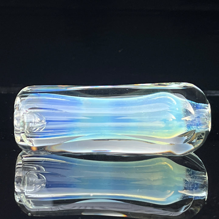 50/50 Faceted Egyptian Glass Chillum Glass Pipe Tako Glass