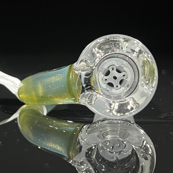 Sovereignty Glass 8 Arm Jumbo Stemline Partial Accent w/ Double Bore/ Seal Accent & Pattern Blast Glass Pipe Sovereignty Glass