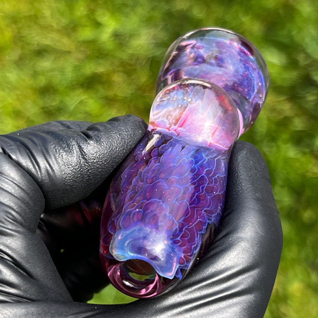 Purple Plasma Chillum Glass Pipe Tako Glass   