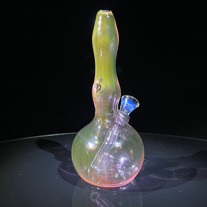 5" Gold Fumed Mini Bong Glass Pipe Mary Jane's Glass