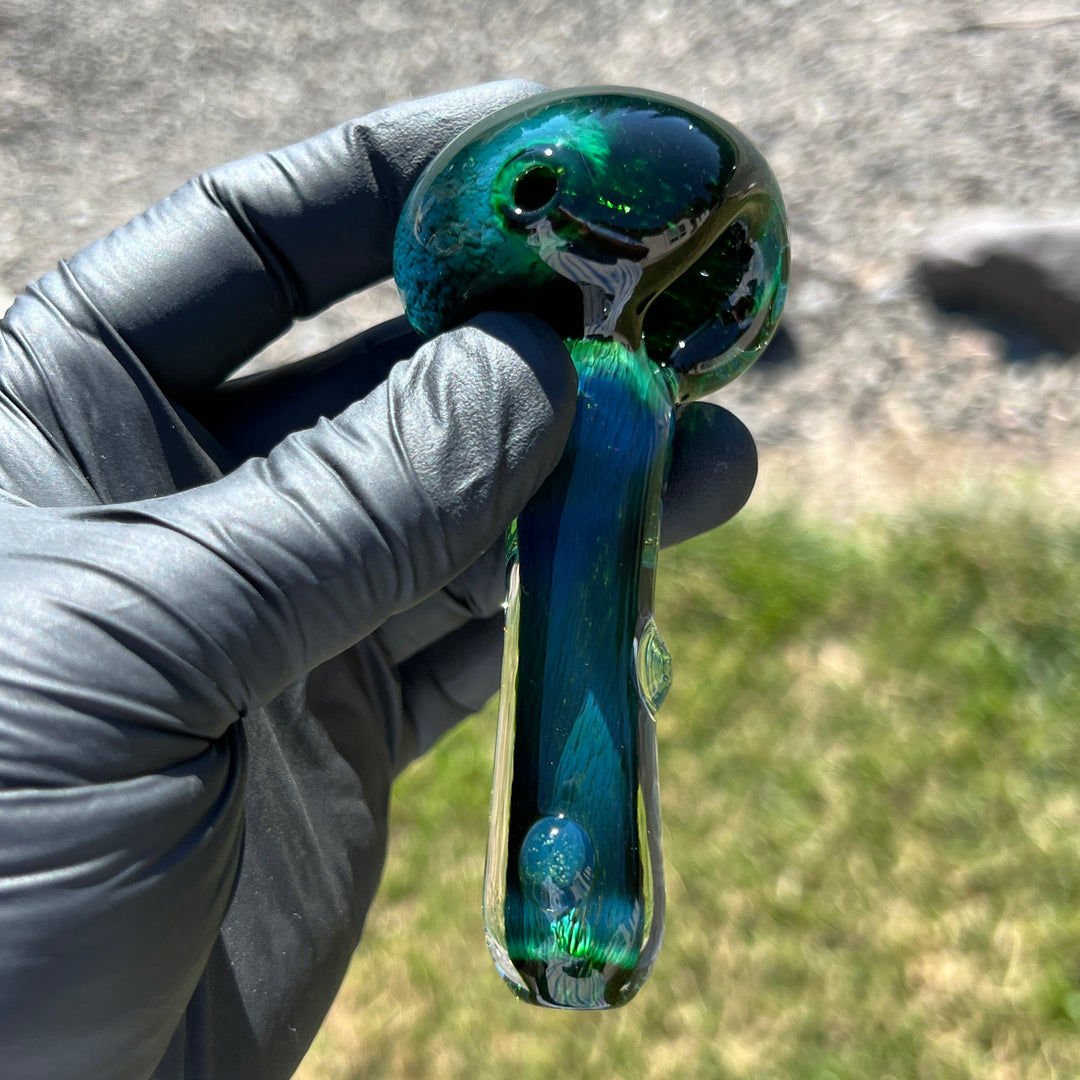 Thick Exp Green Pipe Glass Pipe Chuck Glass   