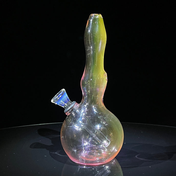 5" Gold Fumed Mini Bong Glass Pipe Mary Jane's Glass