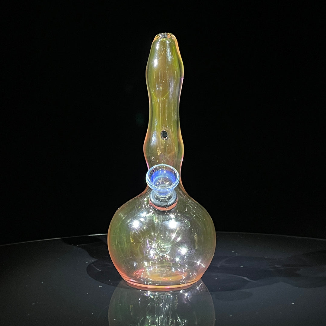 5" Gold Fumed Mini Bong Glass Pipe Mary Jane's Glass