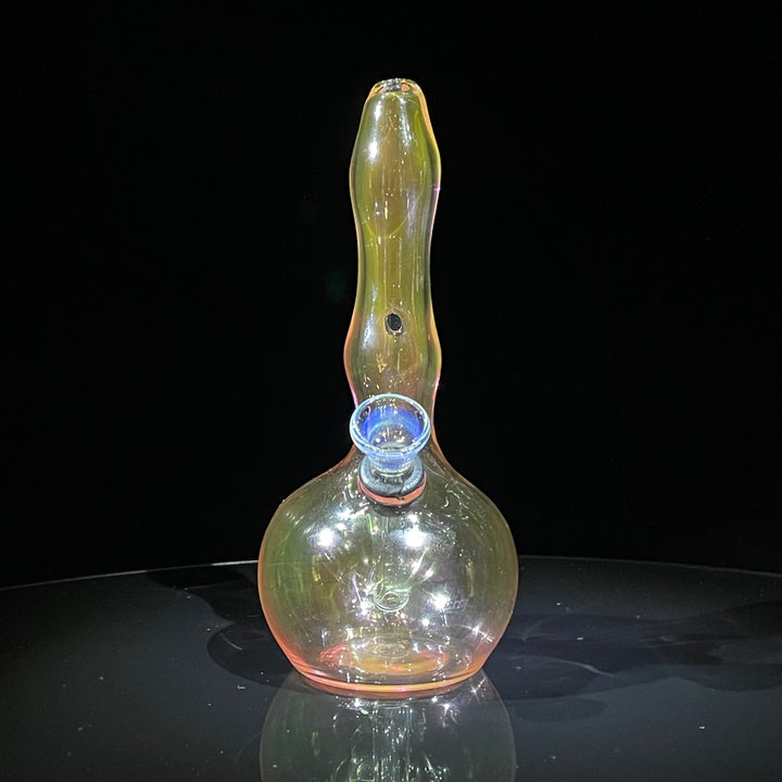 5" Gold Fumed Mini Bong Glass Pipe Mary Jane's Glass