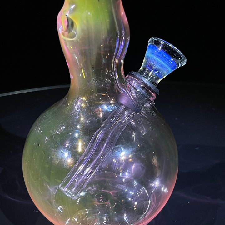 5" Gold Fumed Mini Bong Glass Pipe Mary Jane's Glass