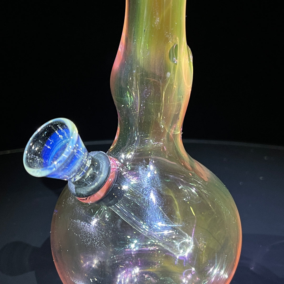 5" Gold Fumed Mini Bong Glass Pipe Mary Jane's Glass