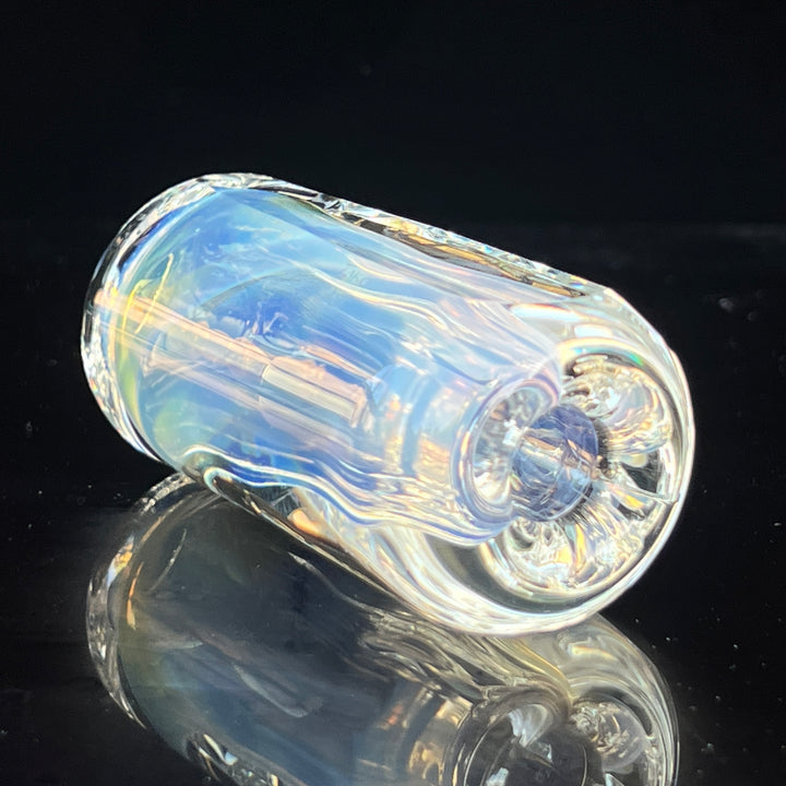 50/50 Faceted Egyptian Glass Chillum Glass Pipe Tako Glass