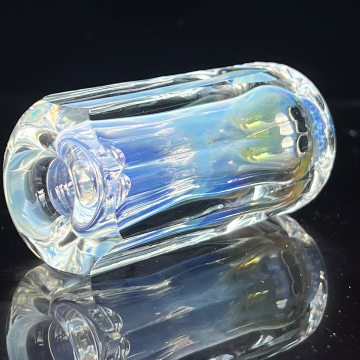 50/50 Faceted Egyptian Glass Chillum Glass Pipe Tako Glass