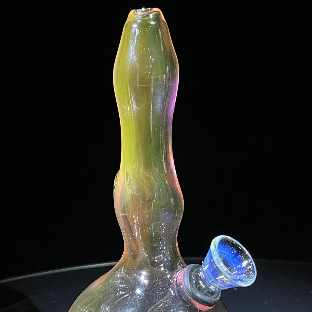 5" Gold Fumed Mini Bong Glass Pipe Mary Jane's Glass