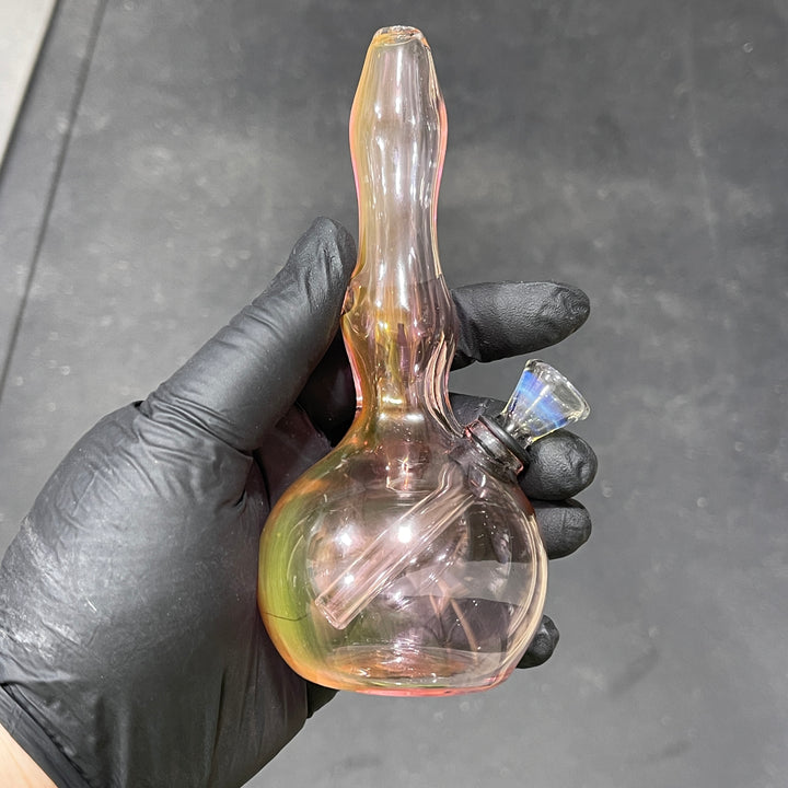 5" Gold Fumed Mini Bong Glass Pipe Mary Jane's Glass