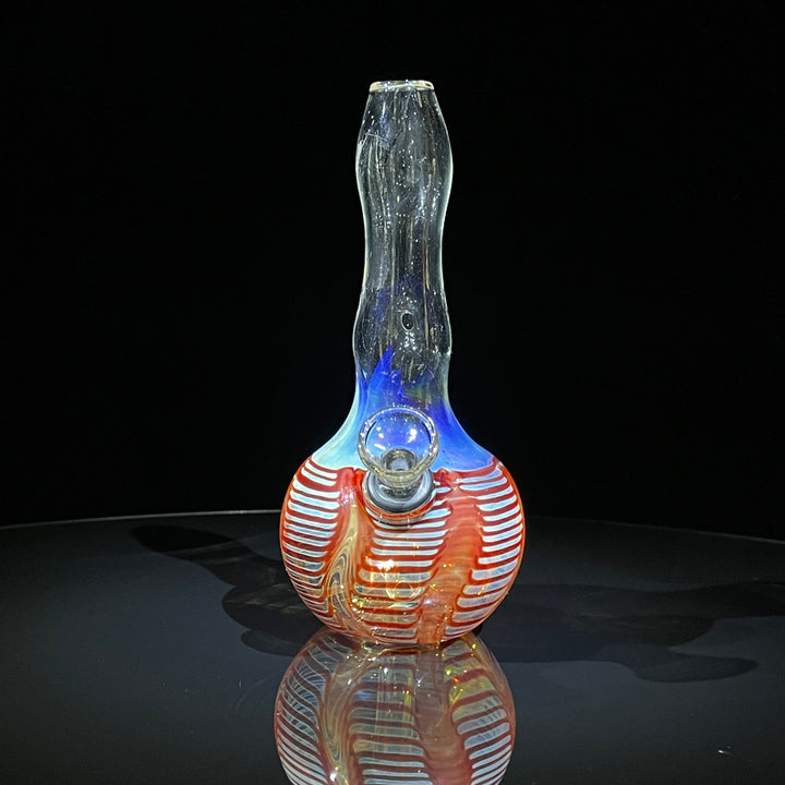 5" Fumed Color Rake Mini Bong Glass Pipe Mary Jane's Glass