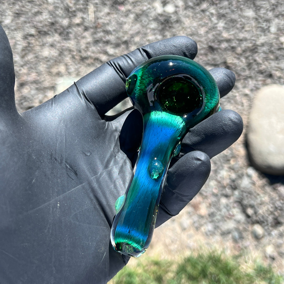 Thick Exp Green Pipe Glass Pipe Chuck Glass   