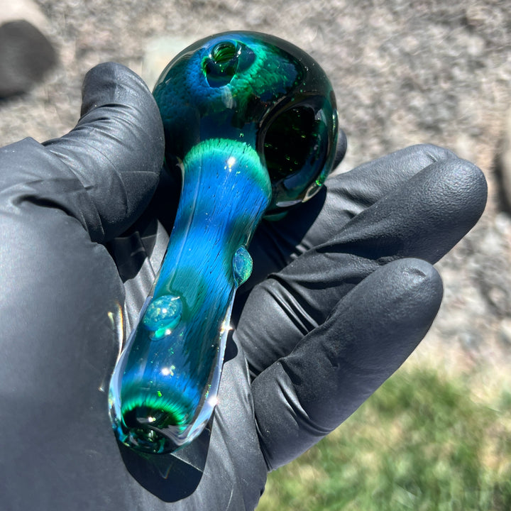 Thick Exp Green Pipe Glass Pipe Chuck Glass   