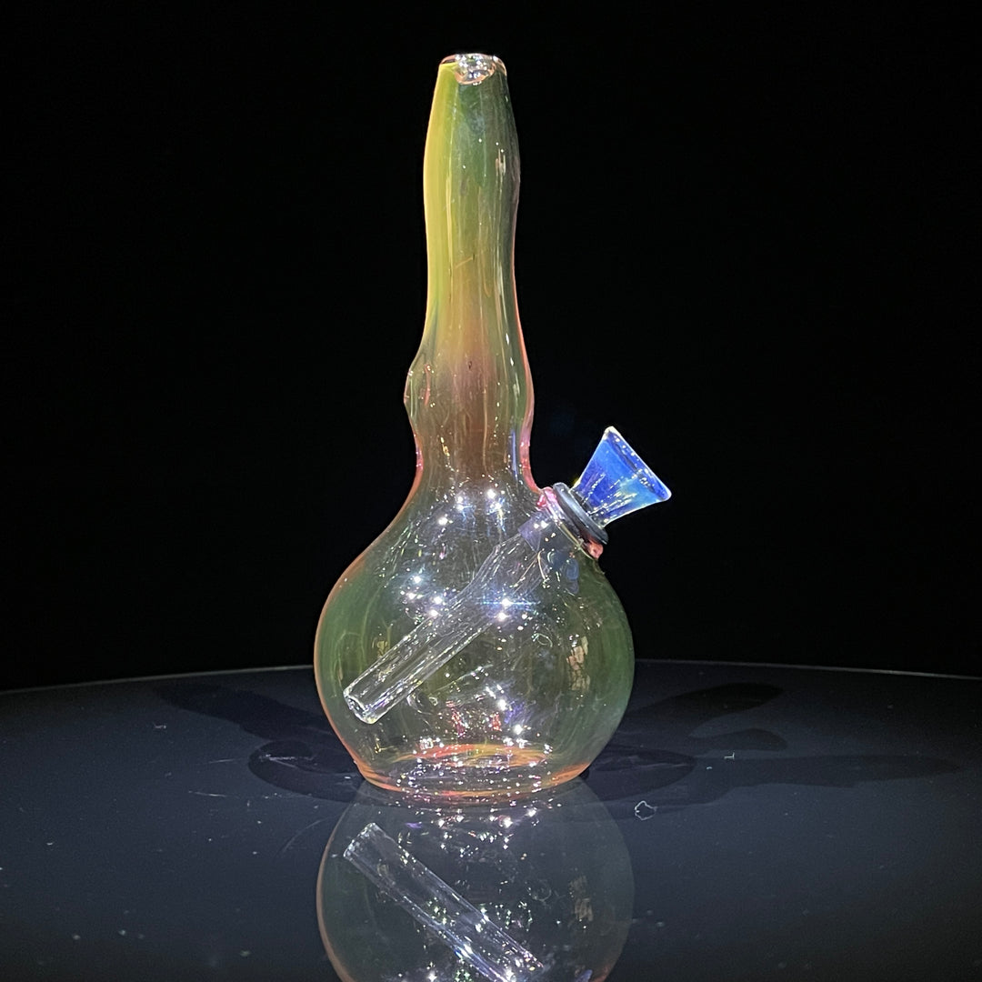 5" Gold Fumed Mini Bong Glass Pipe Mary Jane's Glass