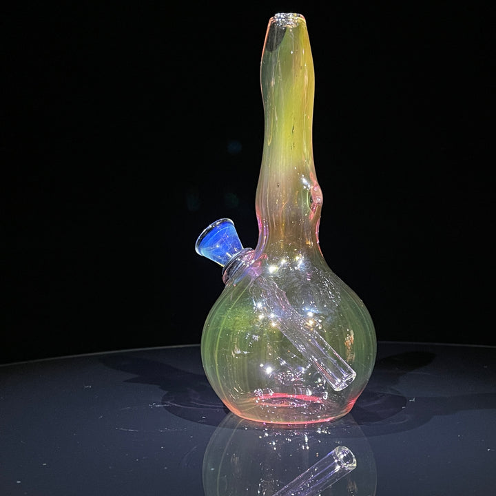 5" Gold Fumed Mini Bong Glass Pipe Mary Jane's Glass