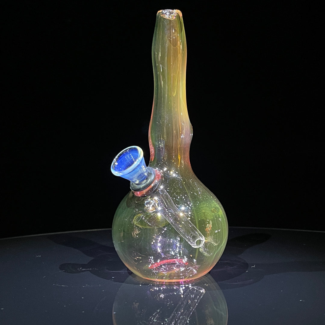 5" Gold Fumed Mini Bong Glass Pipe Mary Jane's Glass