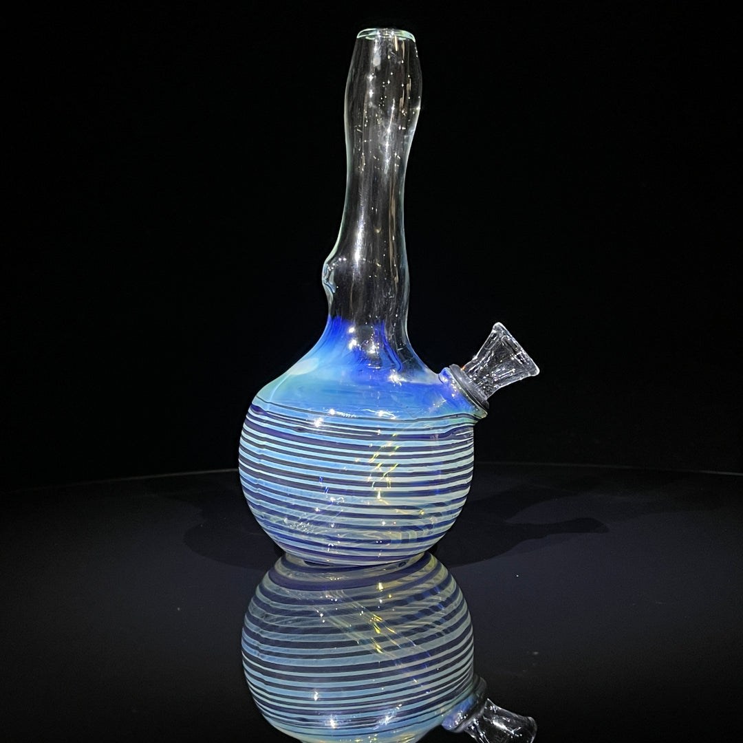 5" Fumed Color Rake Mini Bong Glass Pipe Mary Jane's Glass