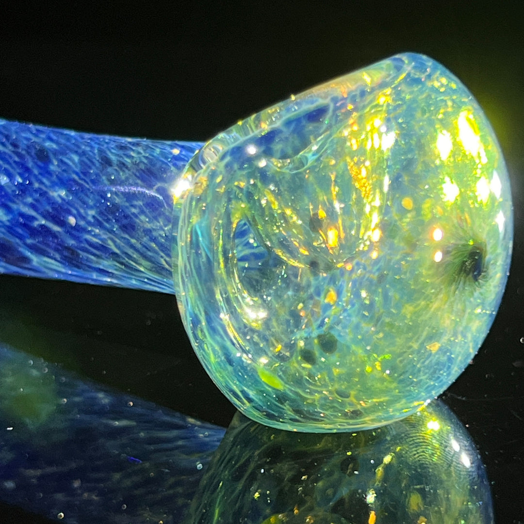 Blue Sea Sparkle Pipe Glass Pipe Beezy Glass   