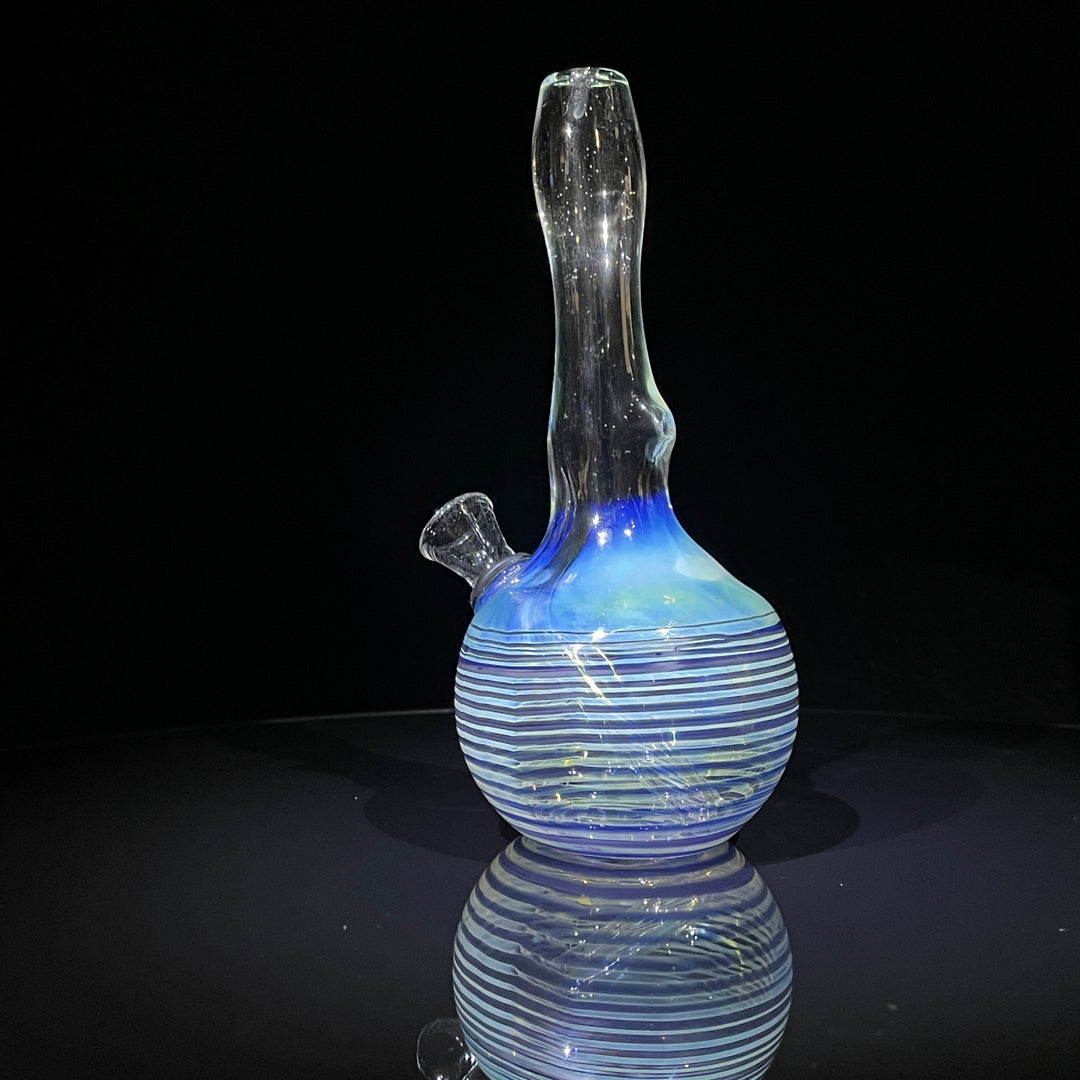 5" Fumed Color Rake Mini Bong Glass Pipe Mary Jane's Glass