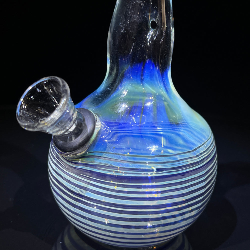 5" Fumed Color Rake Mini Bong Glass Pipe Mary Jane's Glass