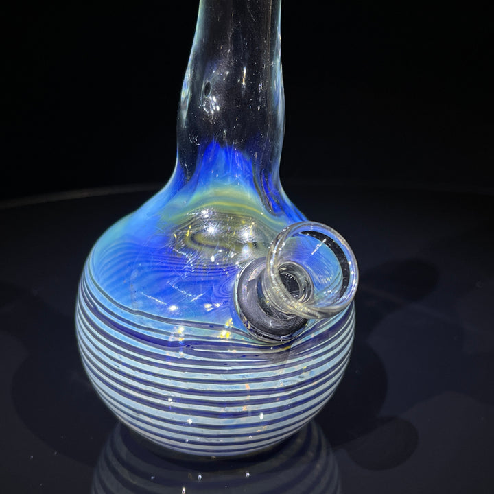 5" Fumed Color Rake Mini Bong Glass Pipe Mary Jane's Glass