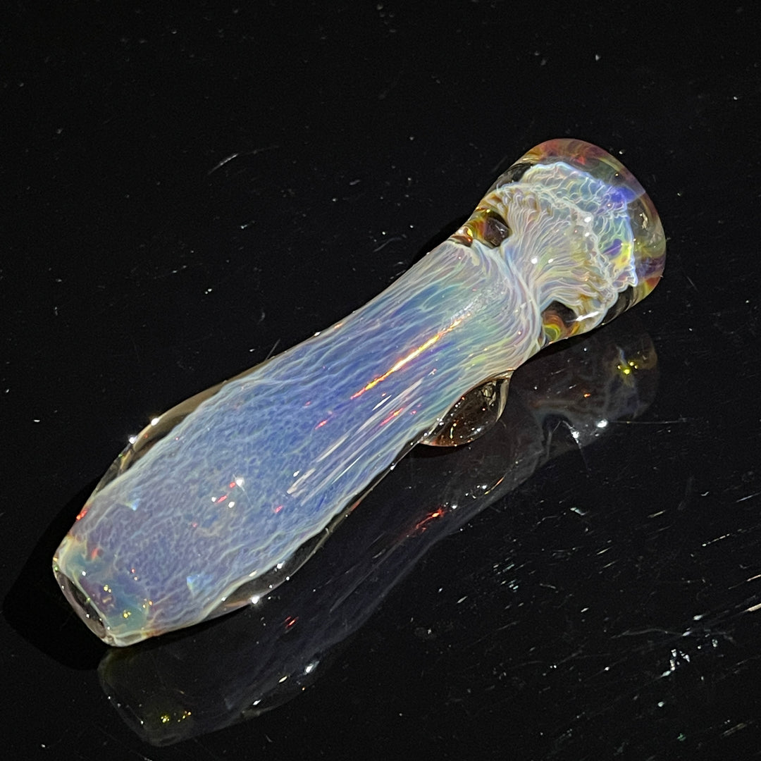 Purple Nebula Chillum Glass Pipe Tako Glass   