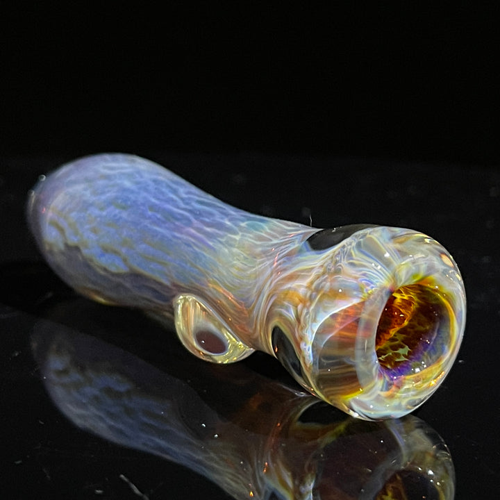 Purple Nebula Chillum Glass Pipe Tako Glass   