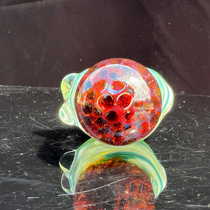 Jupiter Alien Brain Honeycomb Glass Pipe Plug a Nug   