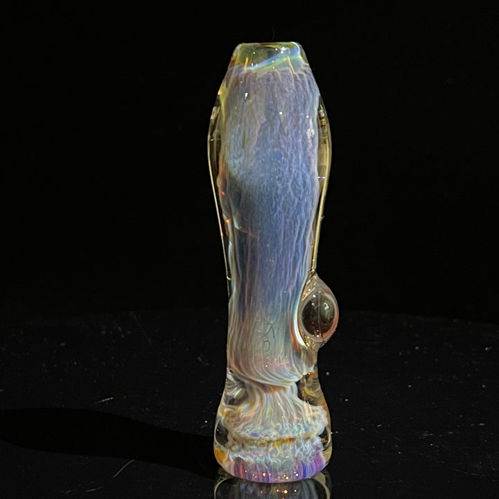 Purple Nebula Chillum Glass Pipe Tako Glass   