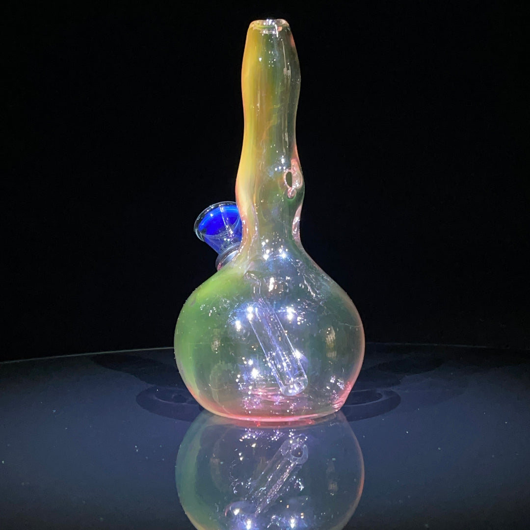 5" Gold Fumed Mini Bong Glass Pipe Mary Jane's Glass