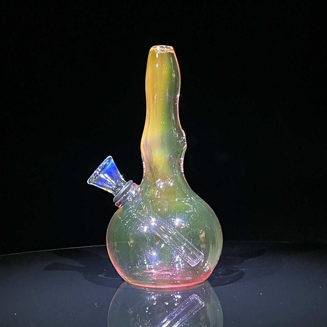 5" Gold Fumed Mini Bong Glass Pipe Mary Jane's Glass