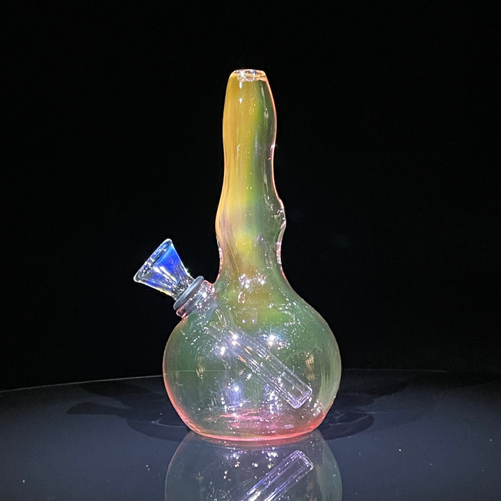 5" Gold Fumed Mini Bong Glass Pipe Mary Jane's Glass