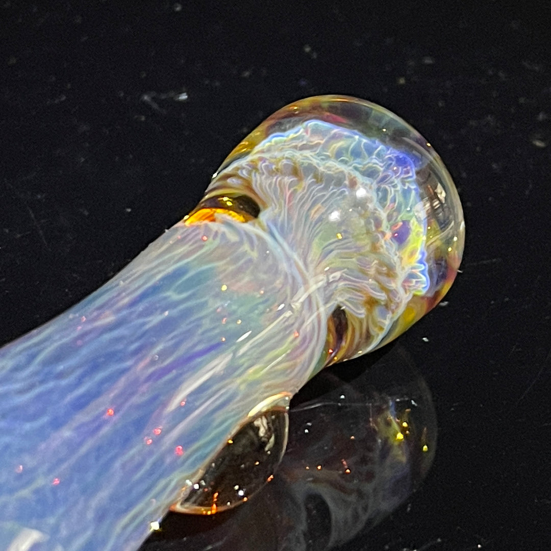 Purple Nebula Chillum Glass Pipe Tako Glass   