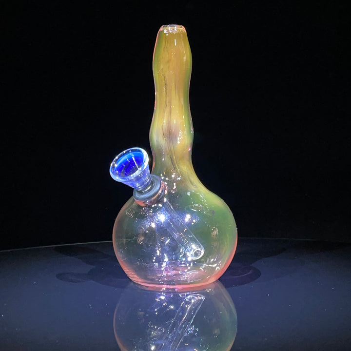 5" Gold Fumed Mini Bong Glass Pipe Mary Jane's Glass